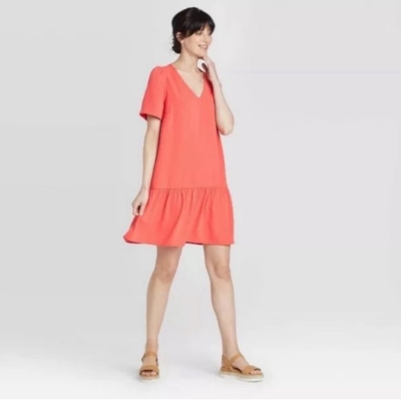 a new day Dresses & Skirts - Coral Swing Dress